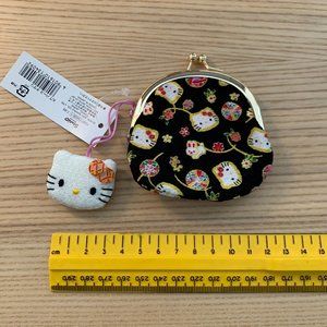2001 HELLO KITTY COIN POUCH WITH CHARM